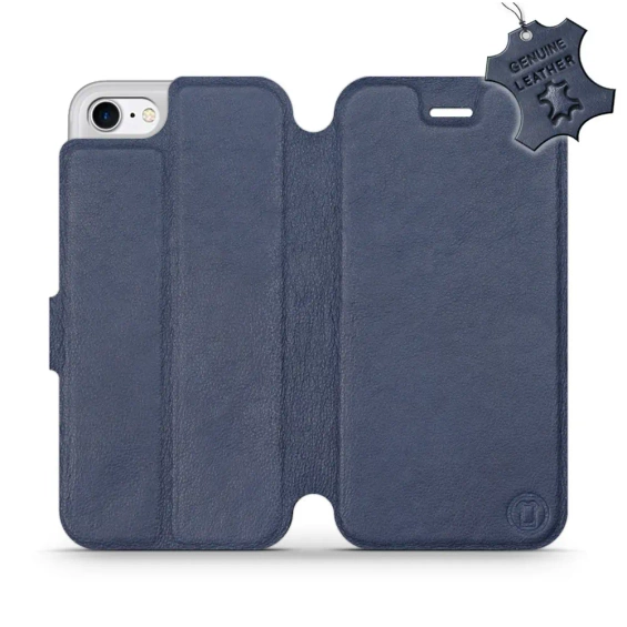 Hülle für Apple iPhone 8 - Farbe Blue Leather