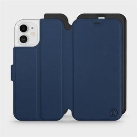 Phone Case Apple iPhone 12 - Design Navy with Black