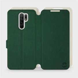 Etui Soft Touch do Xiaomi Redmi 9 - wzór Miejska zieleń z platyną