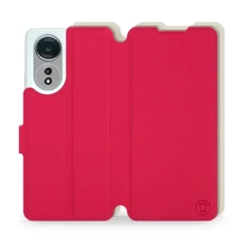 Phone Case OPPO A58 - Design Red with Platinum