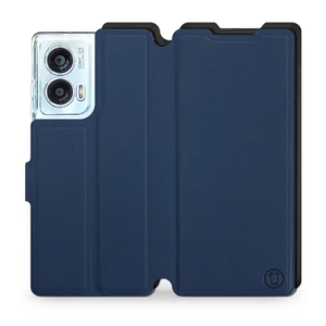 Hülle für Motorola Edge 50 Fusion - Farbe Marine mit Schwarz