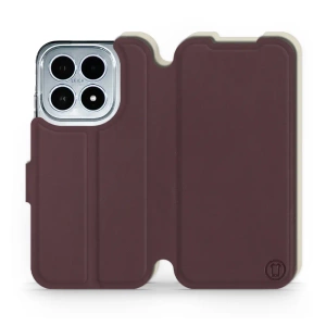 Phone Case Xiaomi 17 - Design Burgundy with Platinum