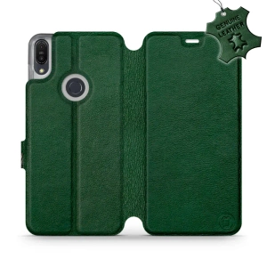 Phone Case Asus Zenfone Max Pro M1 ZB602KL - Design Green Leather