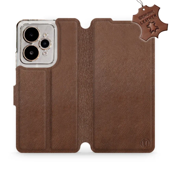 Phone Case Realme 15 Pro 5G - Design Brown Leather