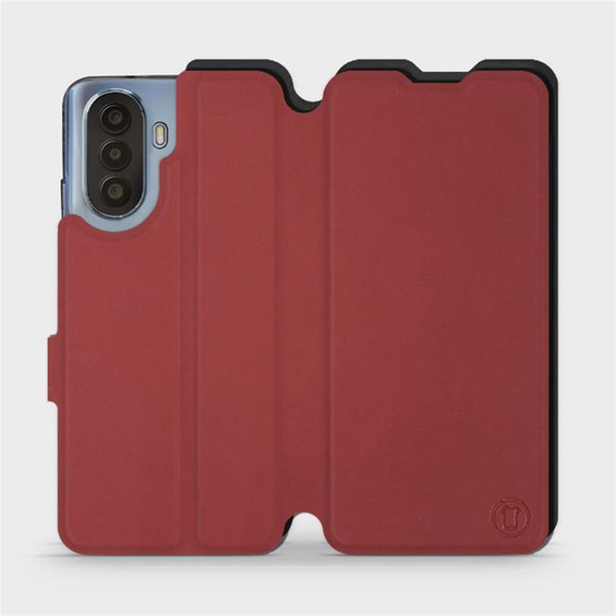 Phone Case Huawei Nova Y70 - Design Dark Red with Black