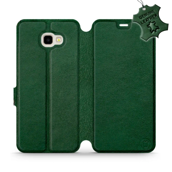 Phone Case Samsung Galaxy J4 Plus 2018 - Design Green Leather
