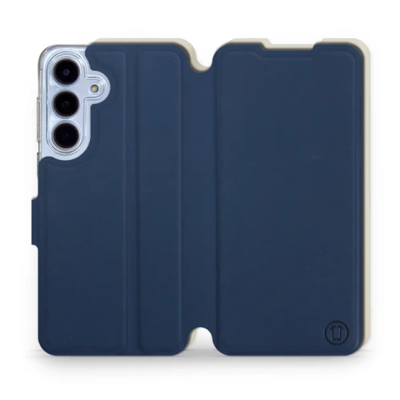Phone Case Samsung Galaxy S25 FE 5G - Design Navy with Platinum