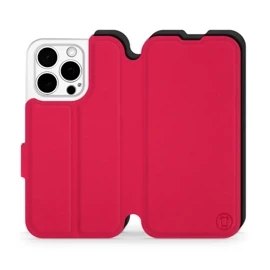 Hülle für Apple iPhone 15 Pro - Farbe Rot mit Schwarz