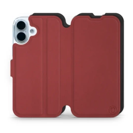 Phone Case Apple iPhone 17 - Design Dark Red with Black
