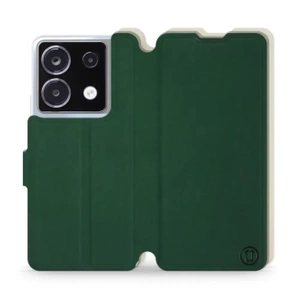 Etui Soft Touch do Xiaomi POCO X6 - wzór Miejska zieleń z platyną