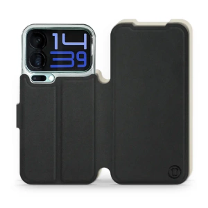 Phone Case Xiaomi 17 Pro Max - Design Black with Platinum