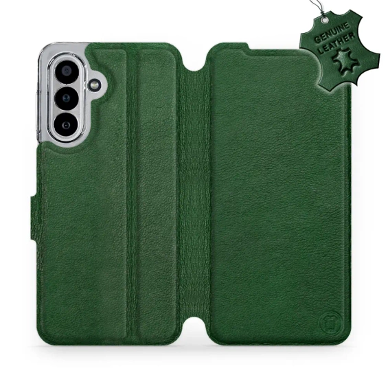 Phone Case Samsung Galaxy A17 5G - Design Green Leather
