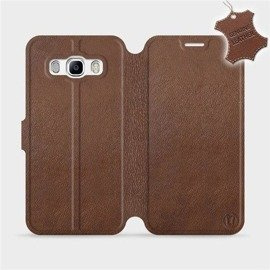 Phone Case Samsung Galaxy J5 2016 - Design Brown Leather