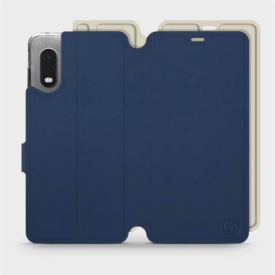 Phone Case Samsung Galaxy Xcover Pro - Design Navy with Platinum
