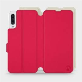 Phone Case Samsung Galaxy A50 - Design Red with Platinum