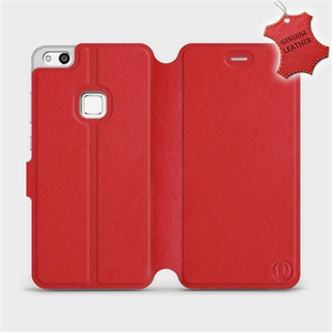 Phone Case Huawei P10 Lite - Design Red Leather