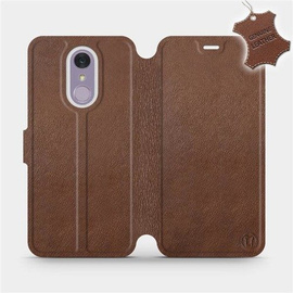 Hülle für LG Q7 - Farbe Brown Leather