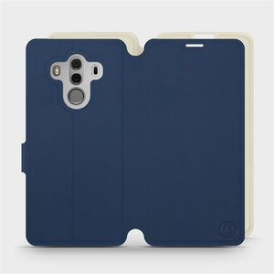 Phone Case Huawei Mate 10 Pro - Design Navy with Platinum
