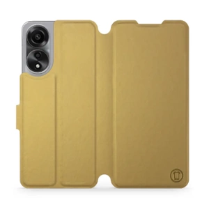 Etui do OPPO A78 5G - wzór Gold&Orange