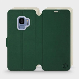 Phone Case Samsung Galaxy S9 - Design Green with Platinum