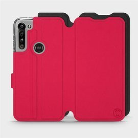Phone Case Motorola Moto G8 Power - Design Red with Black