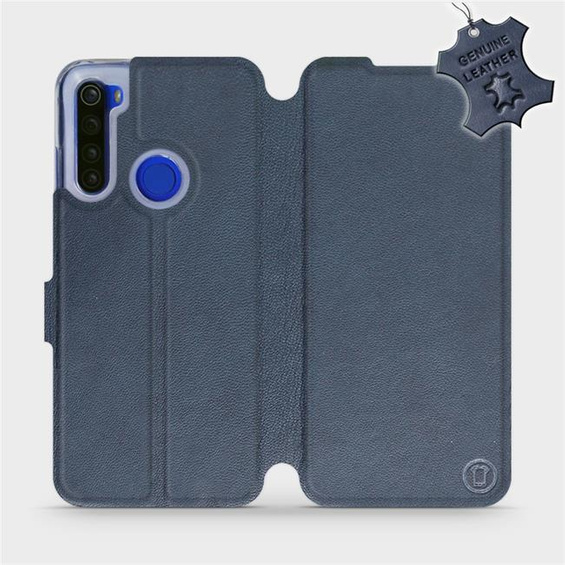 Phone Case Xiaomi Redmi Note 8T - Design Blue Leather