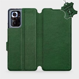 Hülle für Xiaomi Redmi Note 10 pro - Farbe Green Leather