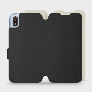 Phone Case Xiaomi Redmi 7A - Design Black with Platinum