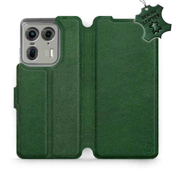 Phone Case Motorola Edge 50 Ultra - Design Green Leather