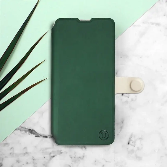 Etui Soft Touch do Motorola Edge 50 Ultra - wzór Miejska zieleń z platyną