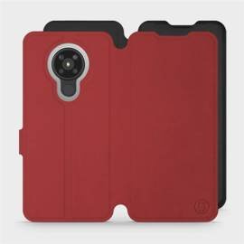 Phone Case Nokia 5.3 - Design Dark Red with Platinum