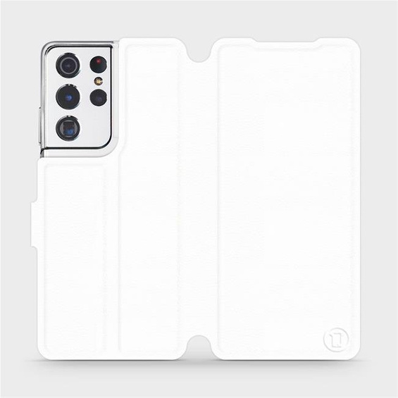 Phone Case Samsung Galaxy S21 Ultra - Design White&Orange