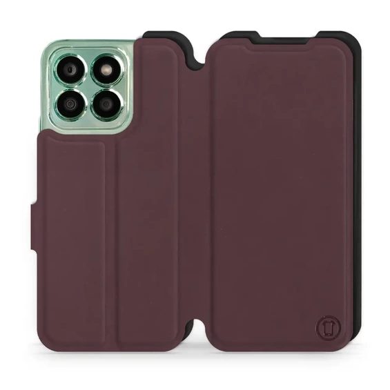 Phone Case Huawei Honor X8b - Design Burgundy with Black