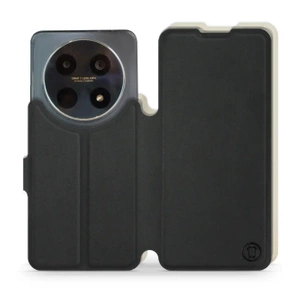 Phone Case Huawei Nova 12i - Design Black with Platinum