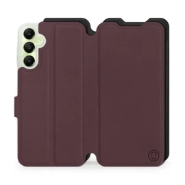 Phone Case Samsung Galaxy A05s - Design Burgundy with Black