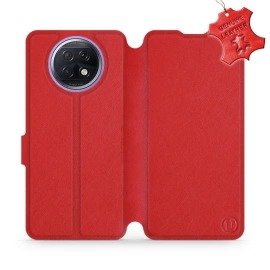 Phone Case Xiaomi Redmi Note 9T - Design Red Leather