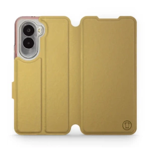 Etui do Xiaomi POCO M7 - wzór Gold&Gray