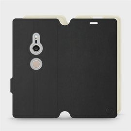 Phone Case Sony Xperia XZ2 - Design Black with Platinum
