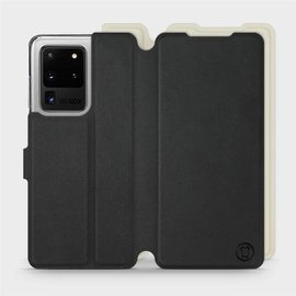 Phone Case Samsung Galaxy S20 Ultra - Design Black with Platinum