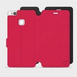 Phone Case Huawei P9 Lite - Design Red with Black