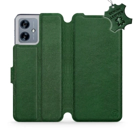 Hülle für Motorola Moto G54 5G - Farbe Green Leather