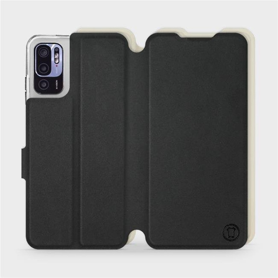 Phone Case Xiaomi Redmi Note 10 5G - Design Black with Platinum