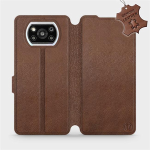 Phone Case Xiaomi POCO X3 Pro - Design Brown Leather