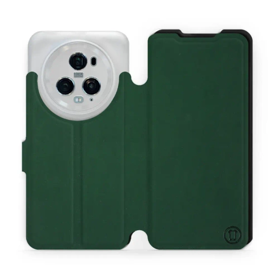 Etui Soft Touch do Huawei Honor Magic5 Pro 5G - wzór Miejska zieleń z czernią