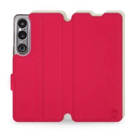 Phone Case Sony Xperia 1 VI - Design Red with Platinum