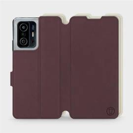 Phone Case Xiaomi 11T Pro - Design Burgundy with Platinum