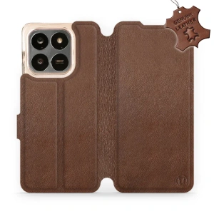 Phone Case Huawei Honor X7d - Design Brown Leather