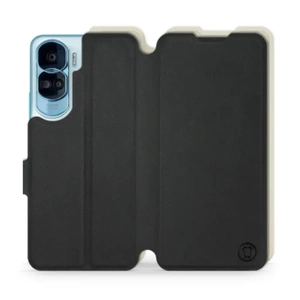 Phone Case Huawei Honor 90 Lite - Design Black with Platinum