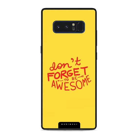 Phone Glossy Case Samsung Galaxy Note 8 - Design G076G