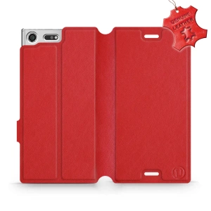 Phone Case Sony Xperia XZ Premium - Design Red Leather